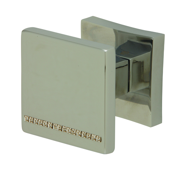 Zircon (Swarovski) Mortice Door Knob by Oro & Oro